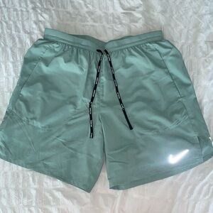 Nike Green Board Shorts Quick-Dry Swimwear